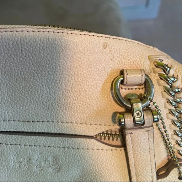 Coach Whiplash Leather Prairie Satchel Apricot - Picture 6 of 7